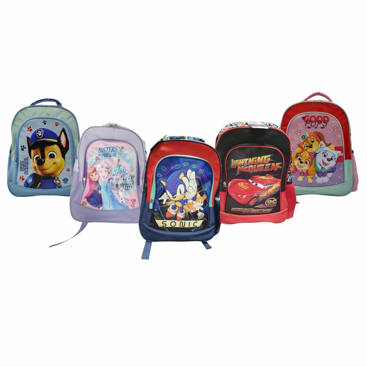 Mochila Infantil 40x30x14 Escolar Varios Personajes