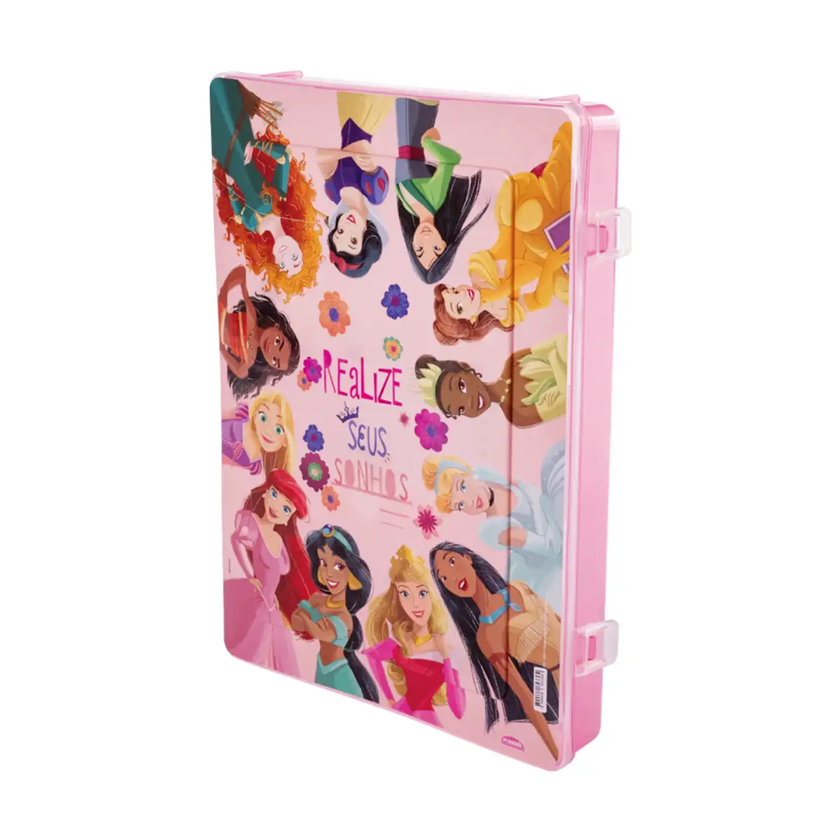 Carpeta Plástica A4 Princesas Disney 23 X 32 Cm
