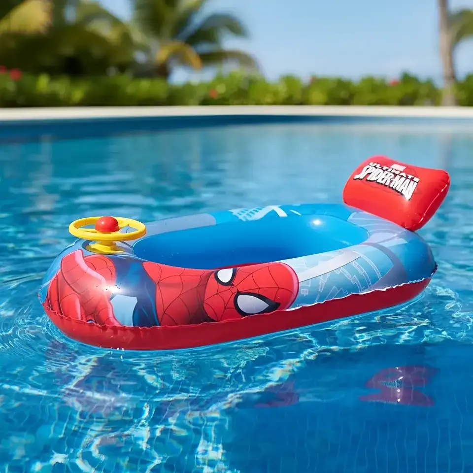 Bote Inflable Raft 112 X 69 Cm Spiderman Original Y Oficial