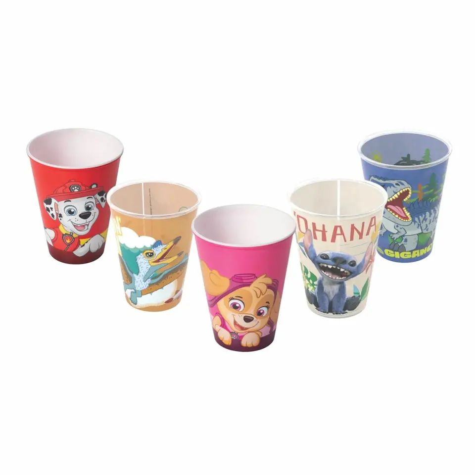 Vaso Plastico Plasútil 280 ml 7,8 x 10 cm Varios Personajes