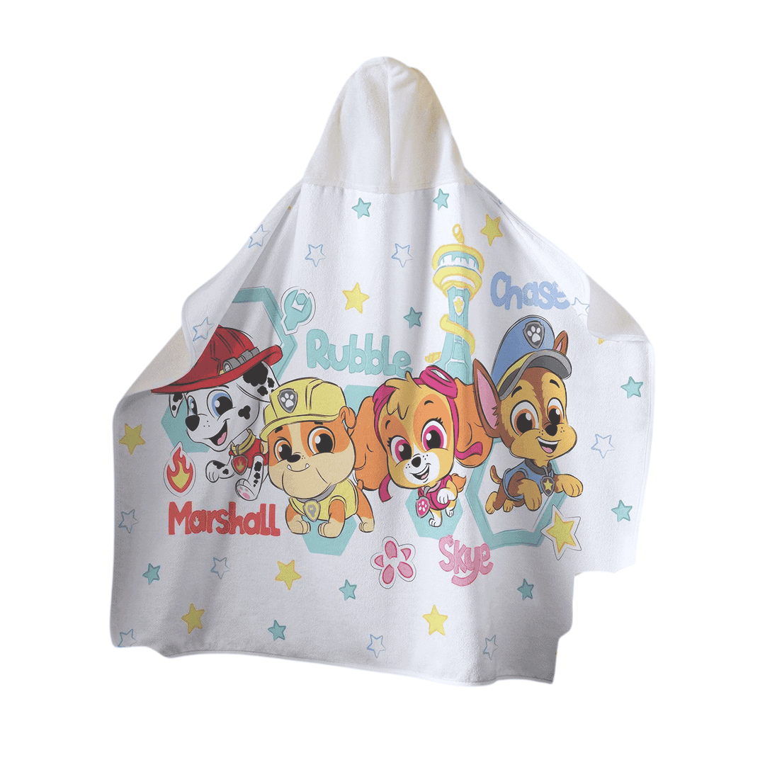 Toalla con Capucha Bebe 90 x 70 cm Algodon Paw Patrol