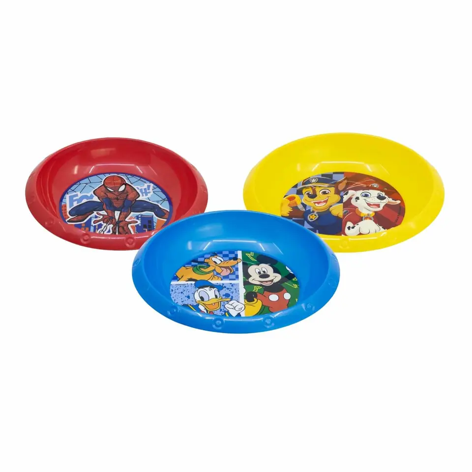 Plato Hondo Bowl Plástico Easy Pp 17 X 3 Cm Varios Personajes