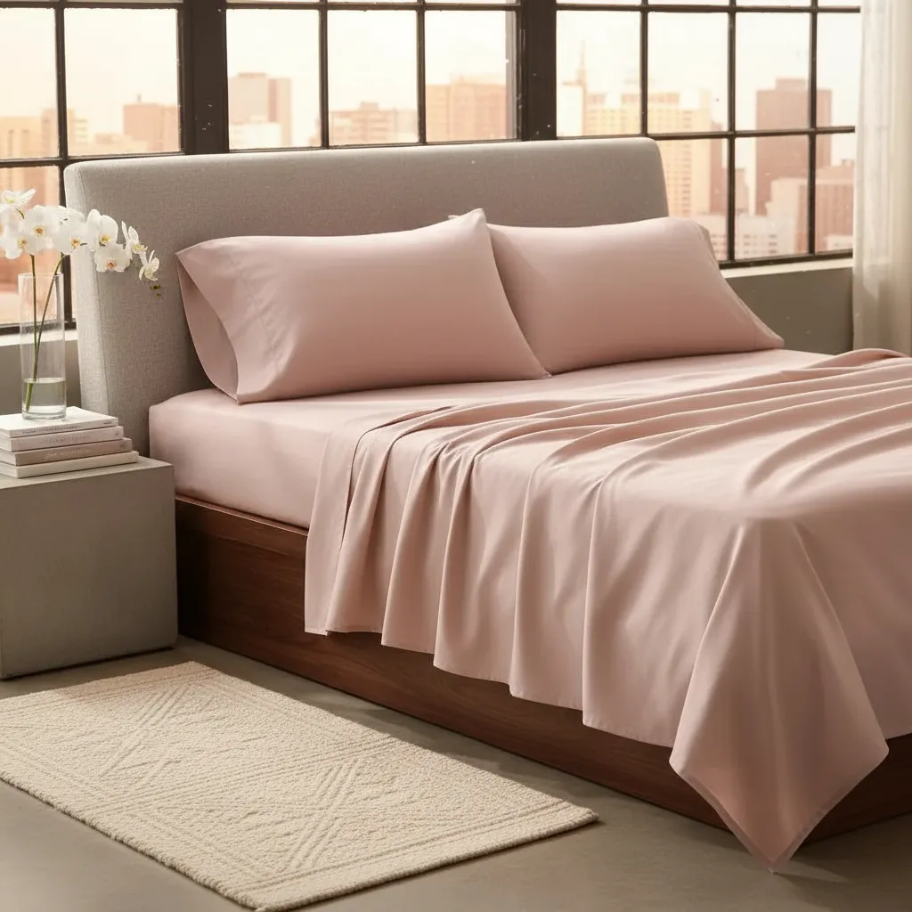 Juego De Sabanas Queen Somier Liso 160x200+30cm Goldsun