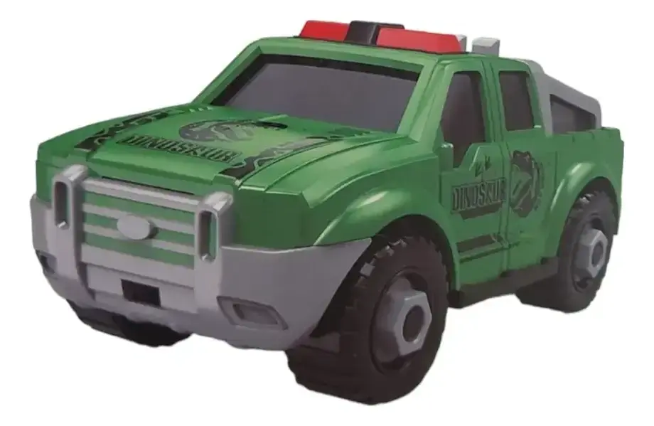 Auto Todo Terreno De Dinosaurios Con Herramientas Camioneta
