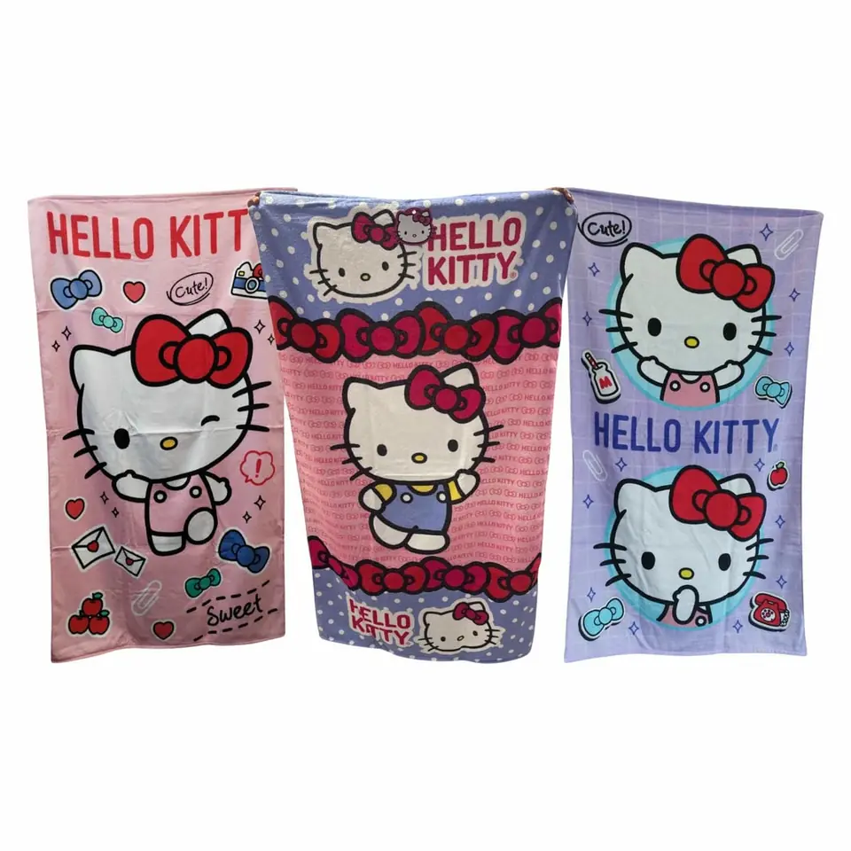 Toalla / Toallón Hello Kitty Playero Playa 130x70 Oficial