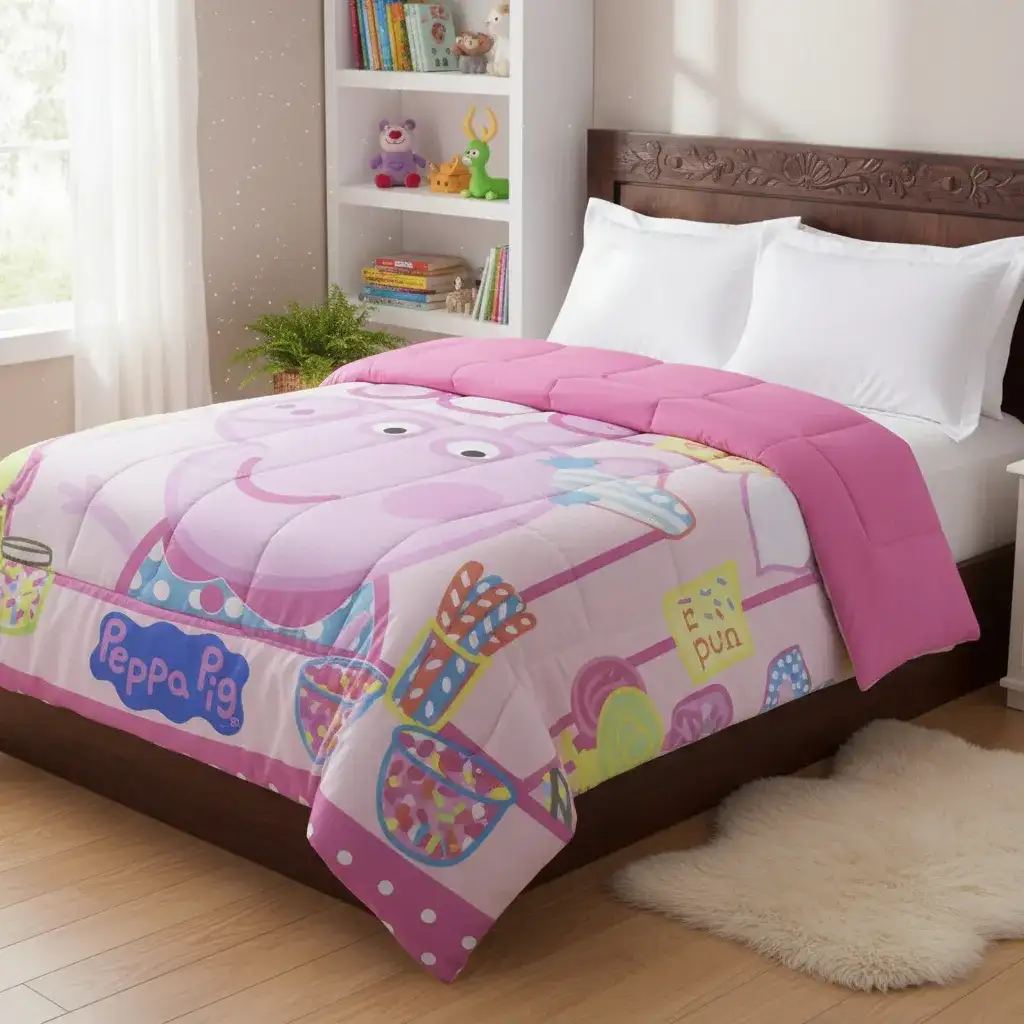Edredon Acolchado Polar 1 Plaza 150x220 Licenciado Infantil