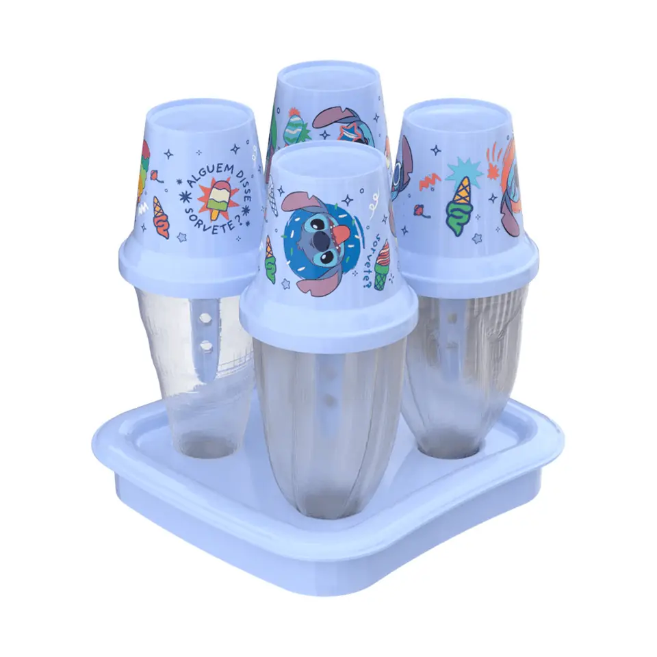 Pack x 4 Molde de Helado Varios Personajes