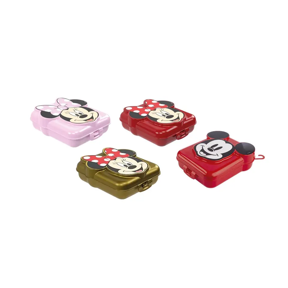 Lonchera Vianda 3d 15,6 X 13,8 X 4,5 Cm Mickey y Minnie