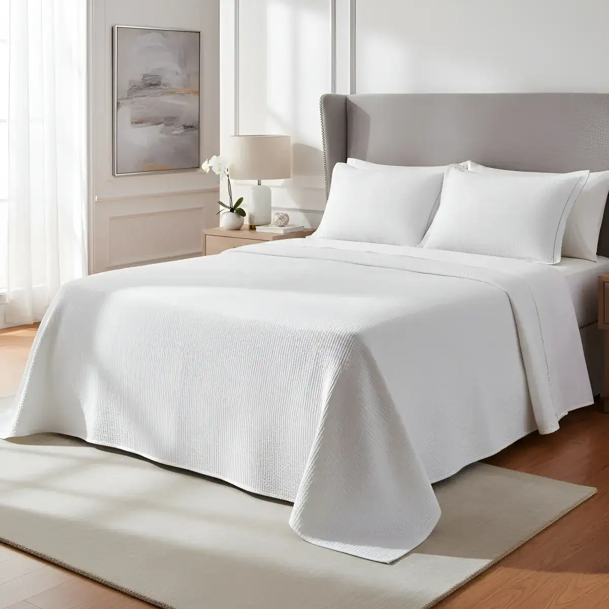 Cubrecama 1 Plaza Y Media 160x250 Cm Piquet Liso Dohler