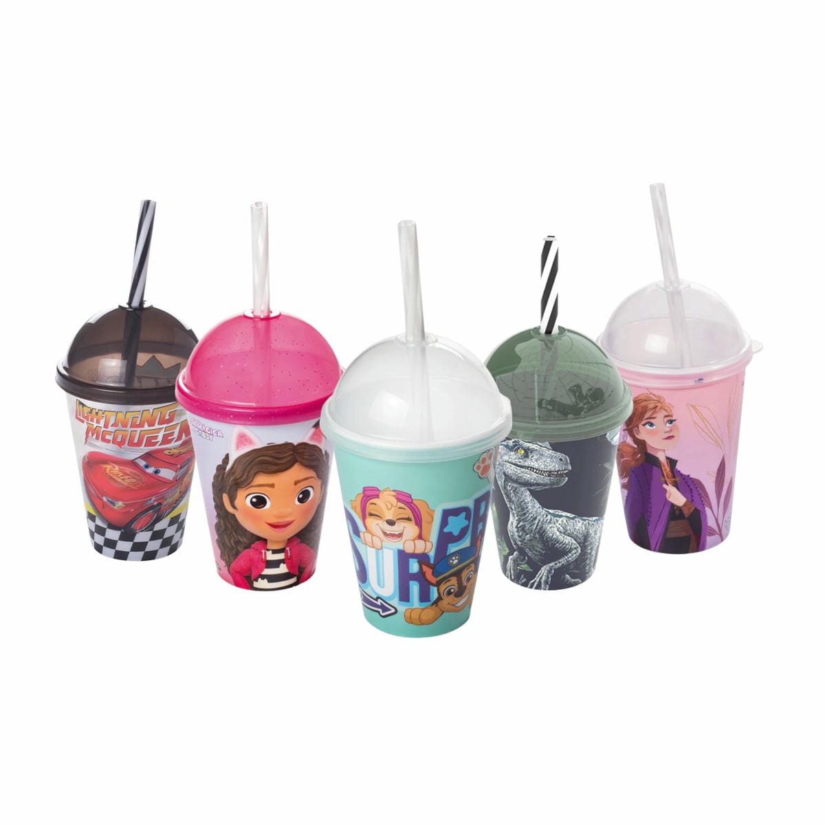 Vaso Plástico Milk Shake 280 Ml Plasutil Varios Personajes
