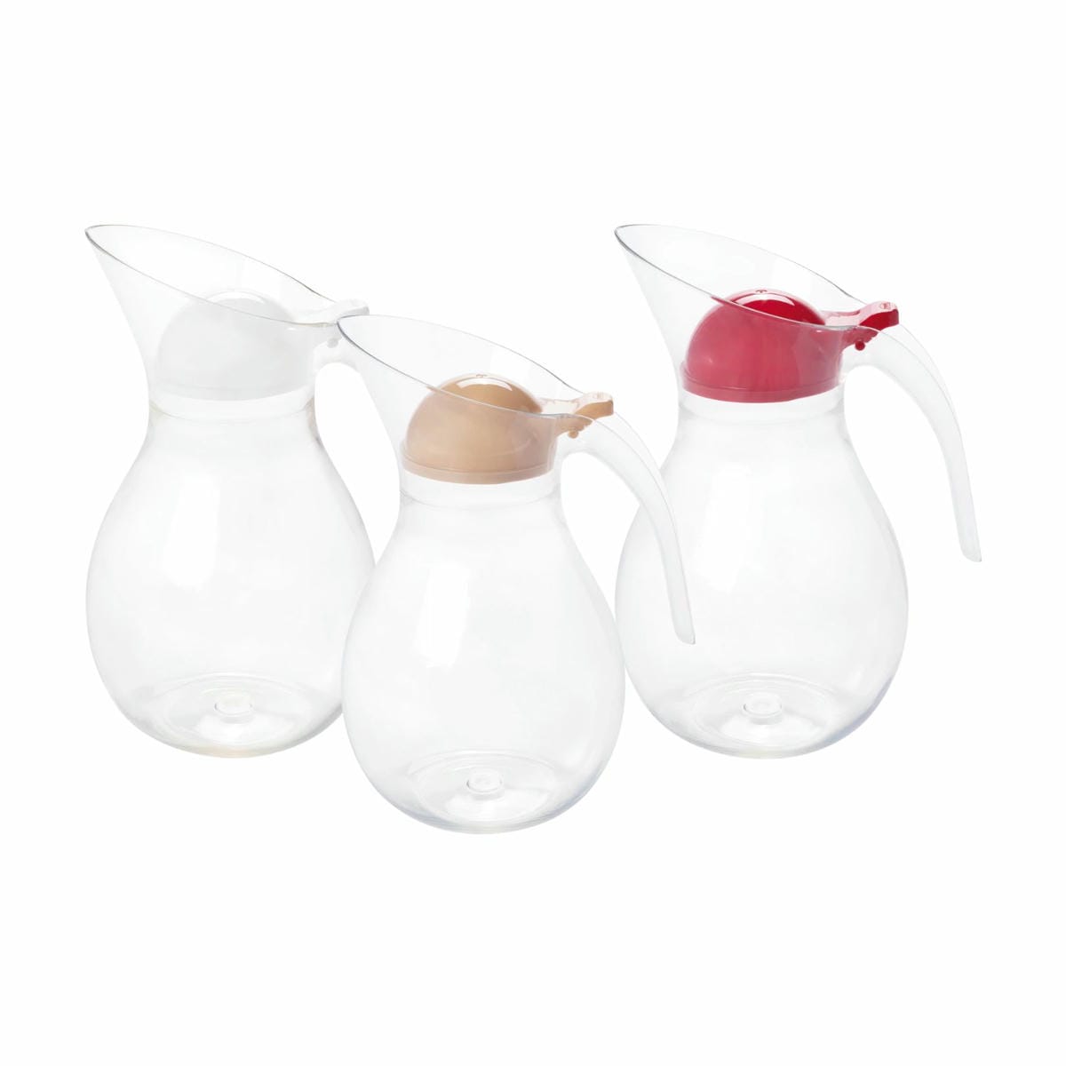 Jarra Plastica 2 L Con Tapa Elegance Plasutil