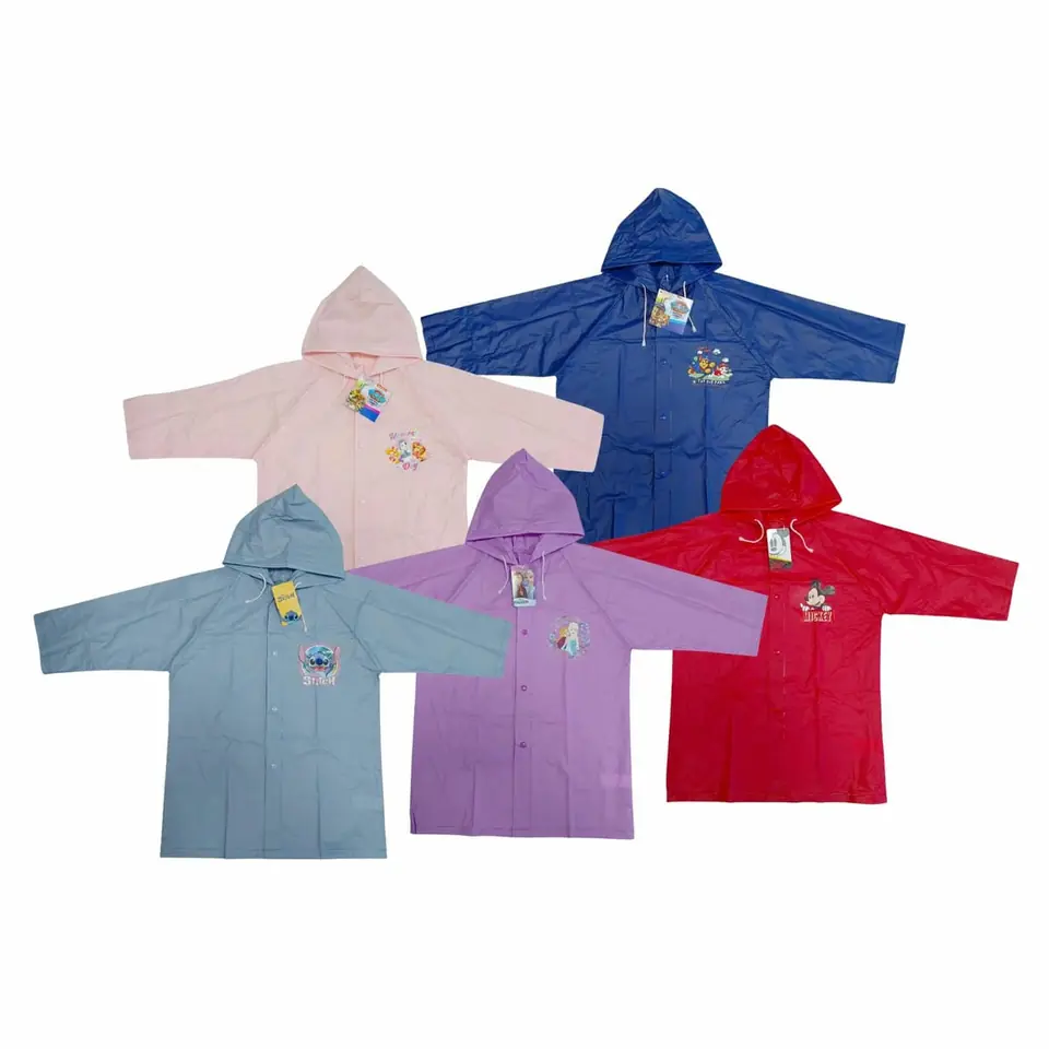 Traje Anti Lluvia Pilot Infantil con Capucha Varios Personajes