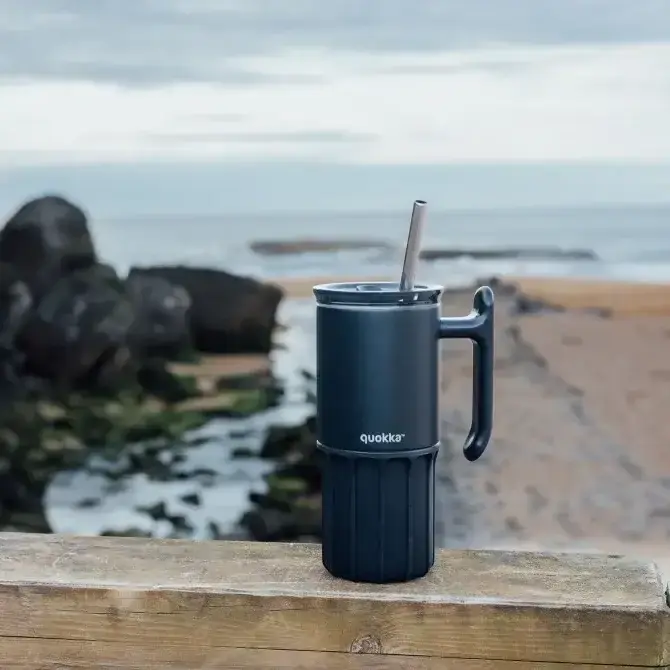 Vaso Térmico De Acero Umi Con Pajita Quokka 720 Ml