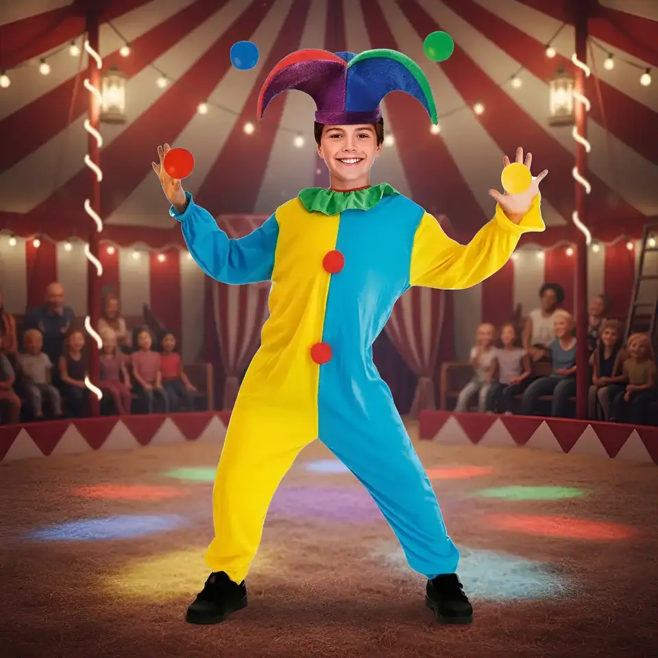 Disfraz Infantil Payaso Profesión Infantil Cotillón Halloween