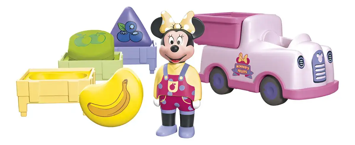 Camión De Fruta De Minnie Mouse Playmobil Jr 8 Piezas Disney