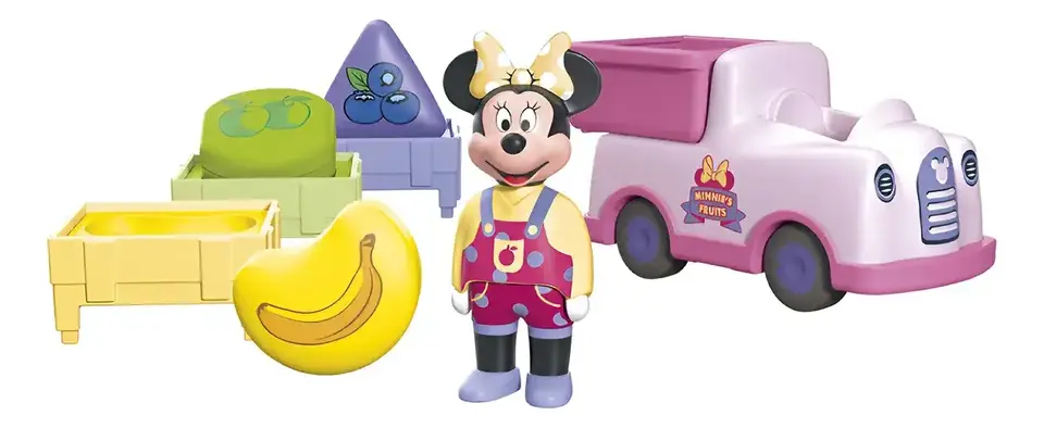 Camión De Fruta De Minnie Mouse Playmobil Jr 8 Piezas Disney