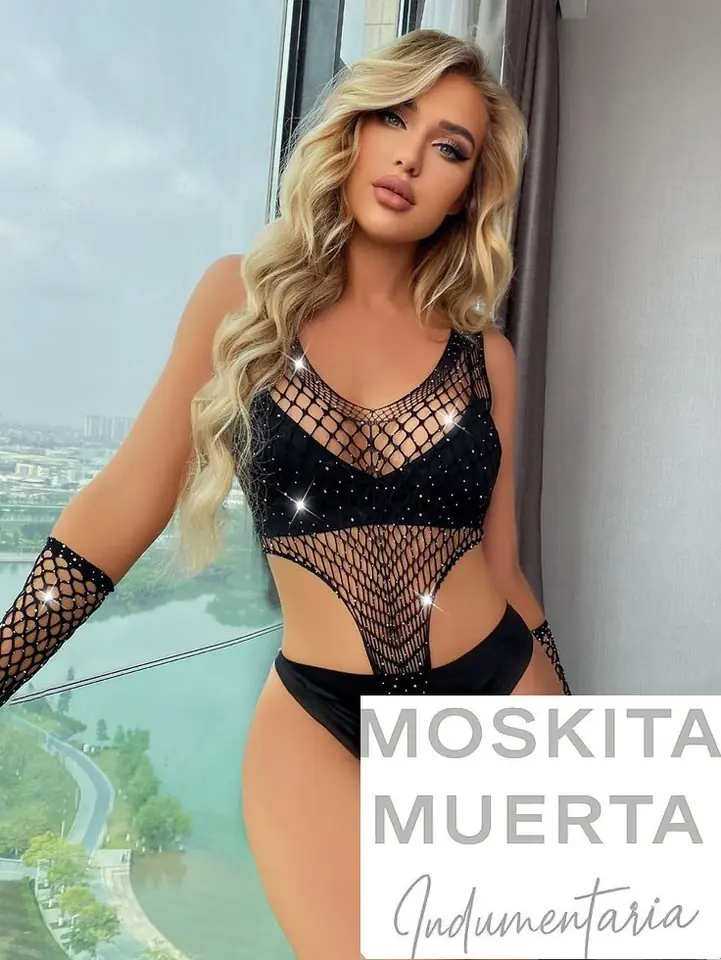 Boddy de red con strass