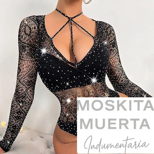 Boddy de red con strass
