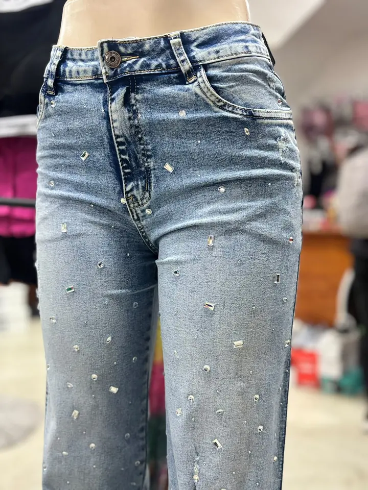 Jeans con brillos