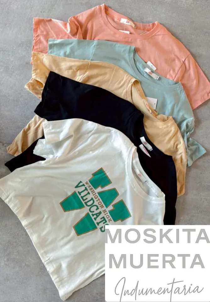 Remera W manga Corta