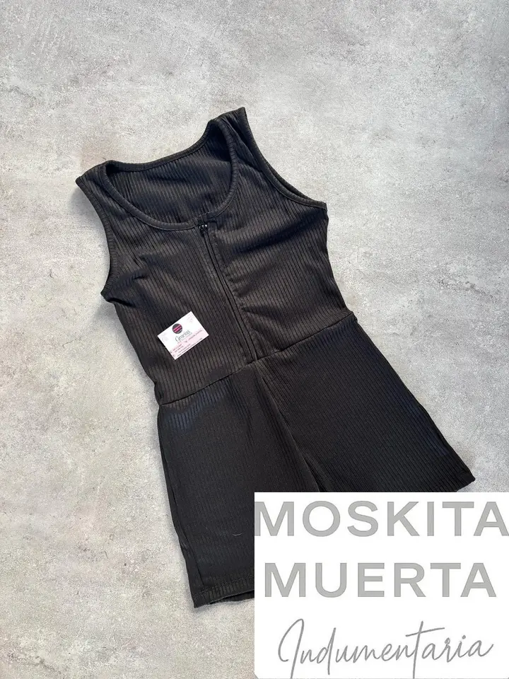 Catsuit Morley cierre SOLO NEGRO