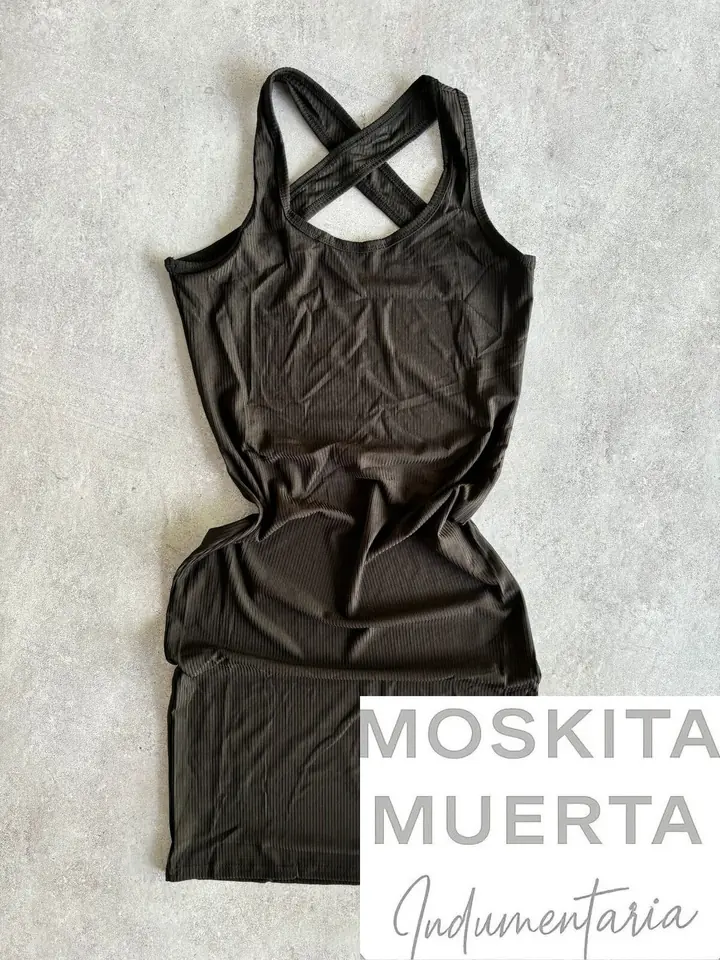 Vestido Morley espalda cruzada