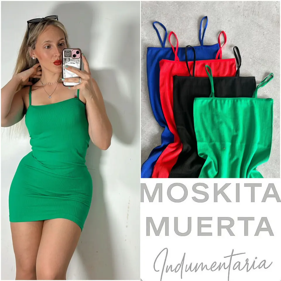 Vestidos Morley tira fina