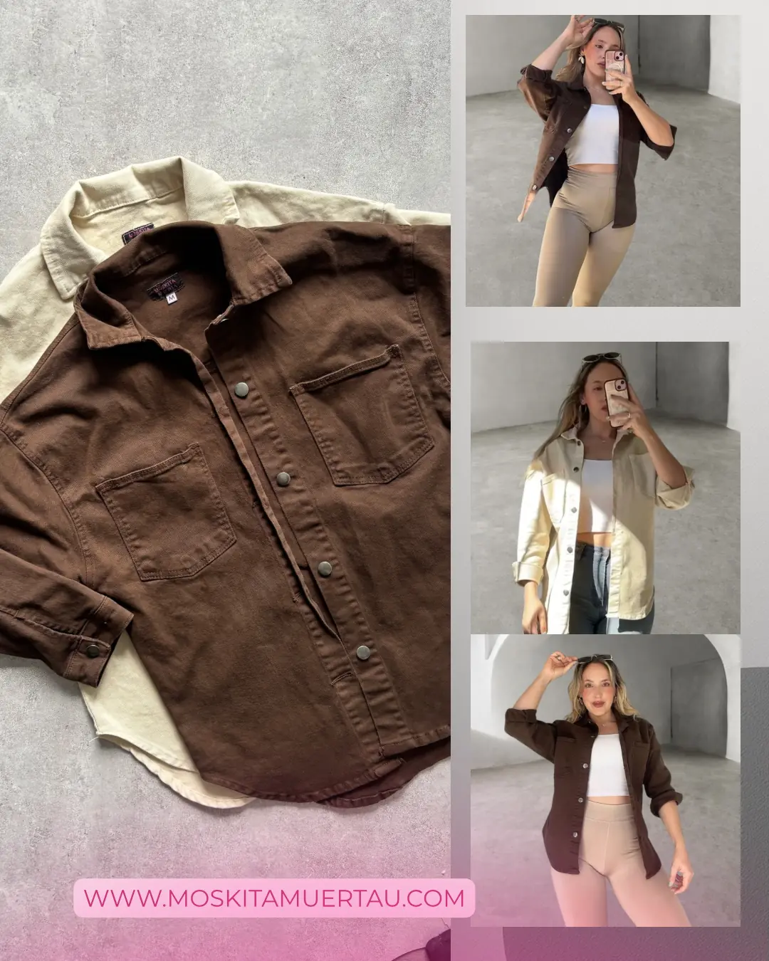 Sobrecamisa de Jeans