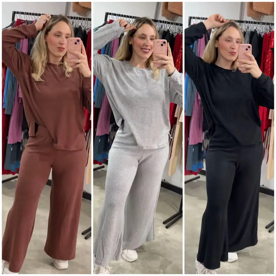 Conjunto lanilla palazzo mas buzo