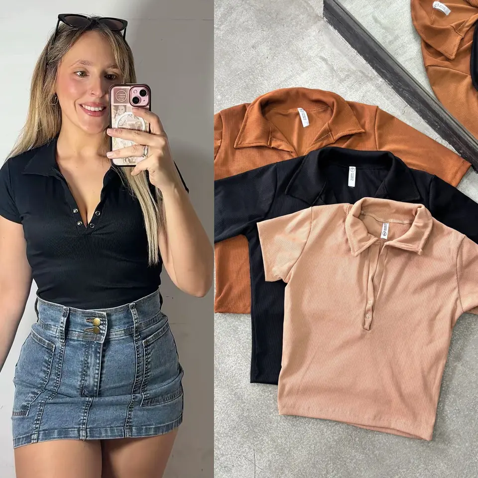 Remera Polo Manga Corta