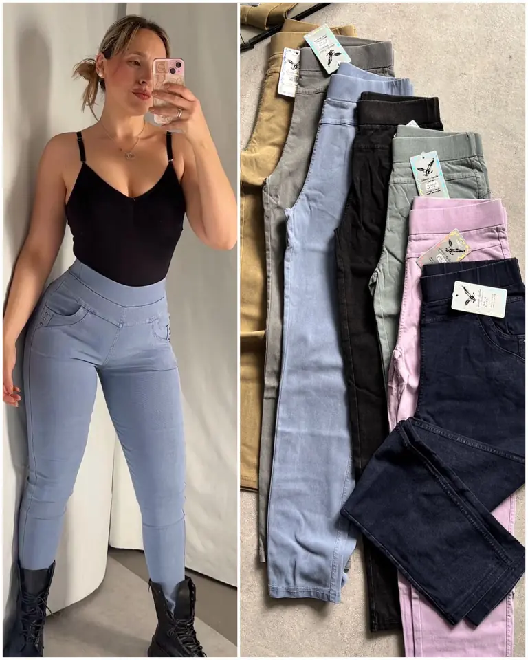 Calza elastizada tipo pantalon