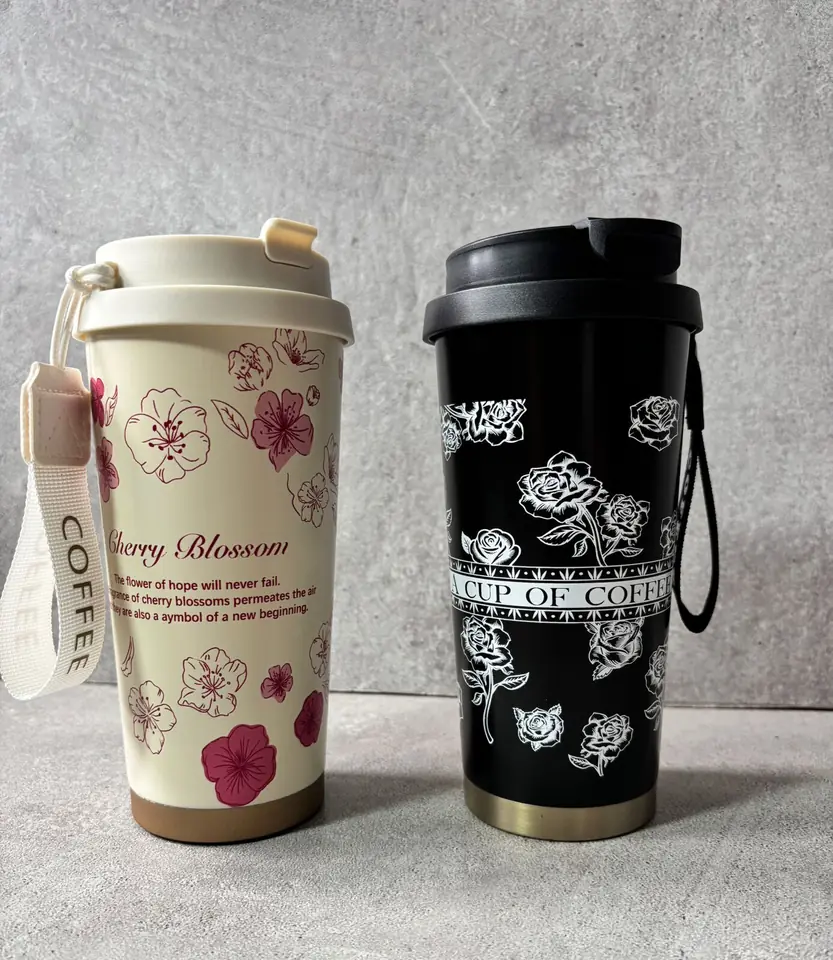 Vaso Térmico Café estampado FRIO/CALOR 520ml