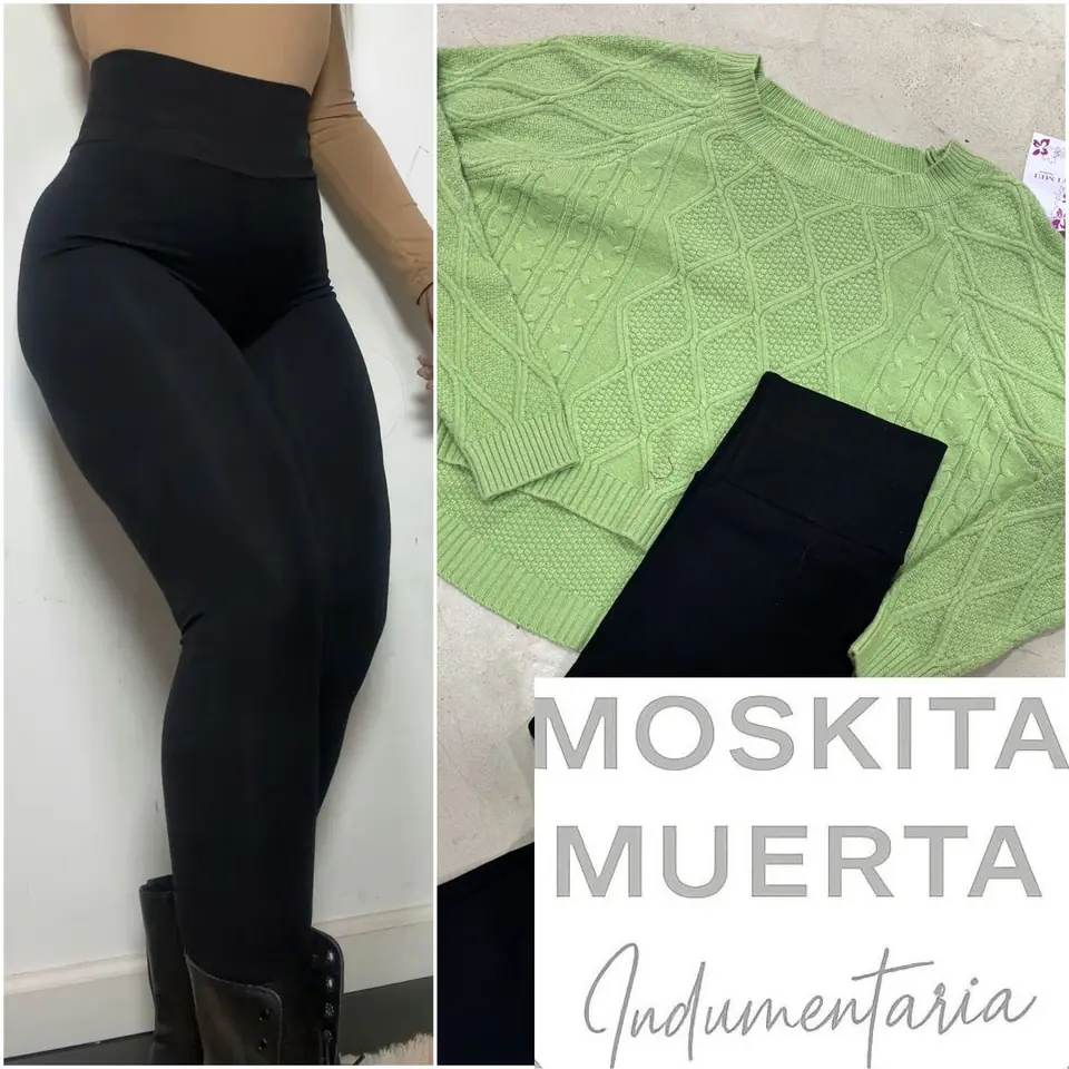 Calza licra y algodon
