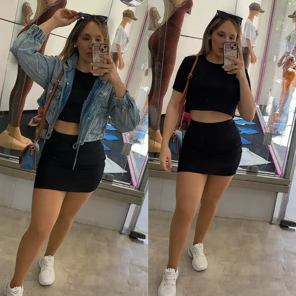 Conjunto Remera mas pollera