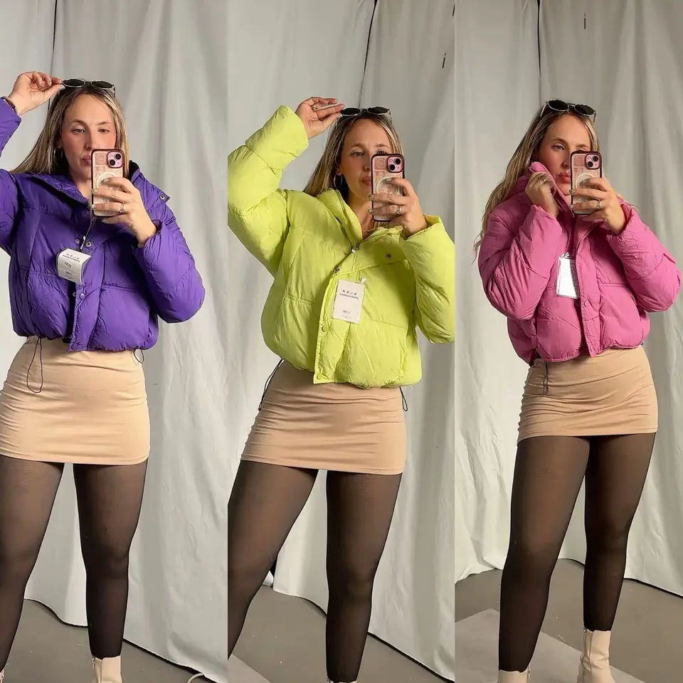 Campera Puffer con Capucha