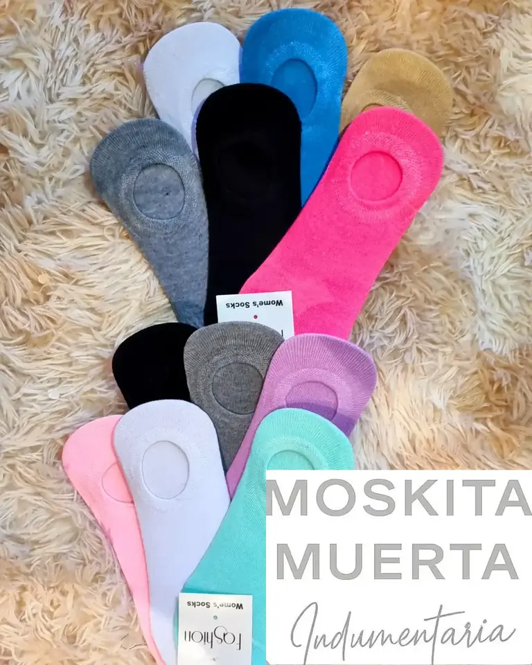 Soquete Invisible (Paquete de 12 Unidades surtidas en colores)