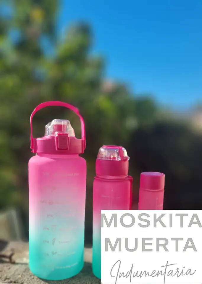 Set de Botellas motivacionales (CONTIENE 3 BOTELLAS)