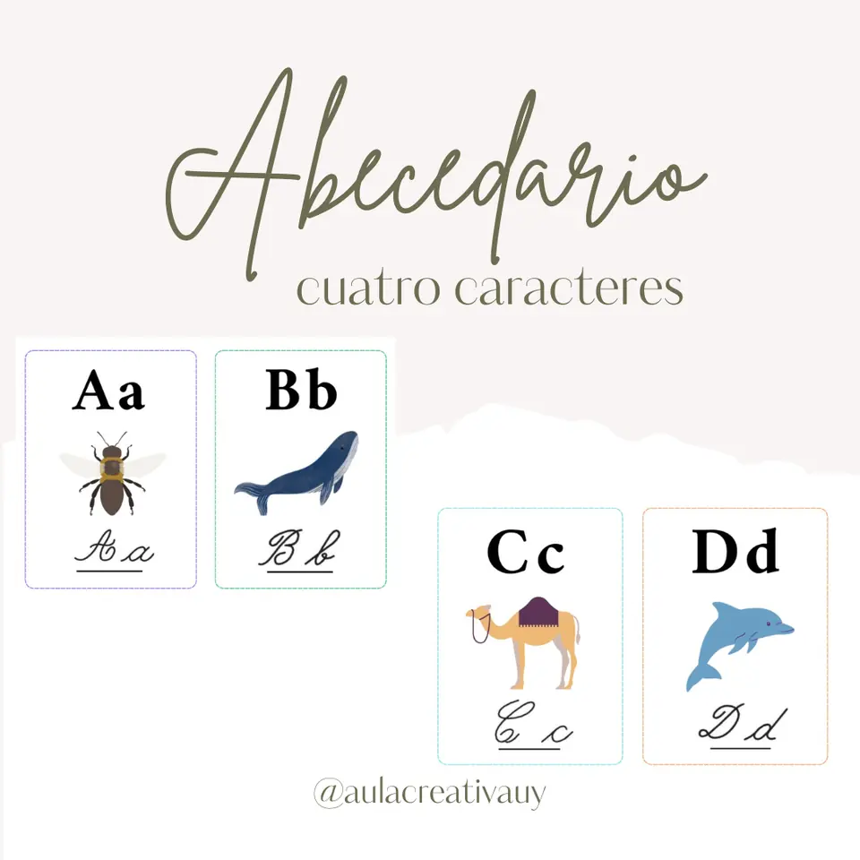 Abecedario (cuatro caracteres)