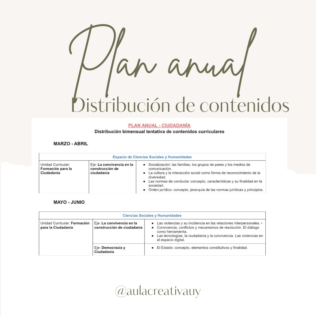 Plan Anual - 9no EBI Ciudadanía y Taller de Participación