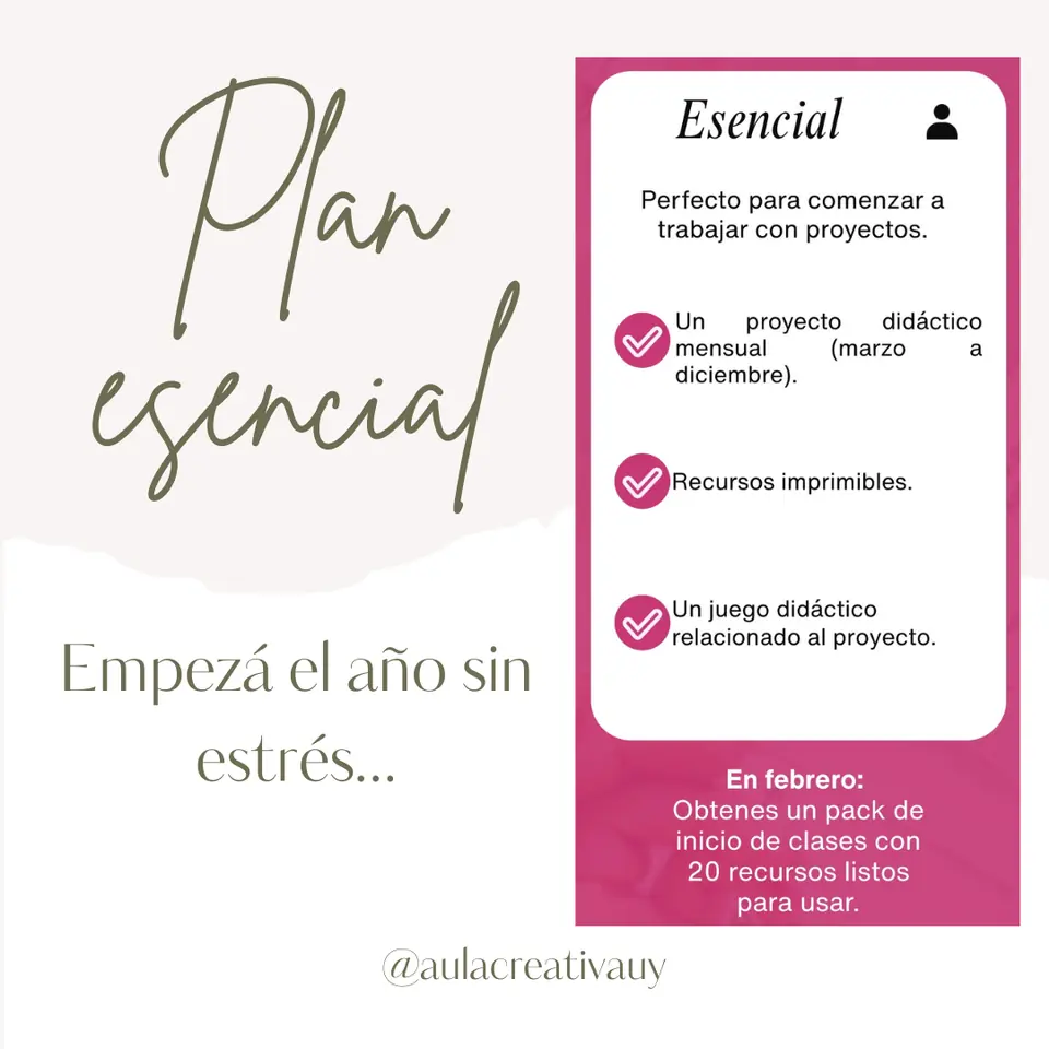 Plan esencial - Suscripción mensual