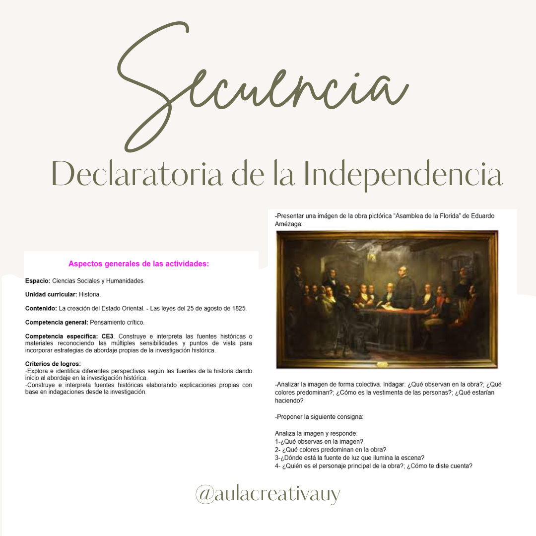 Secuencia - Declaratoria de la Independencia - Segundo a Sexto