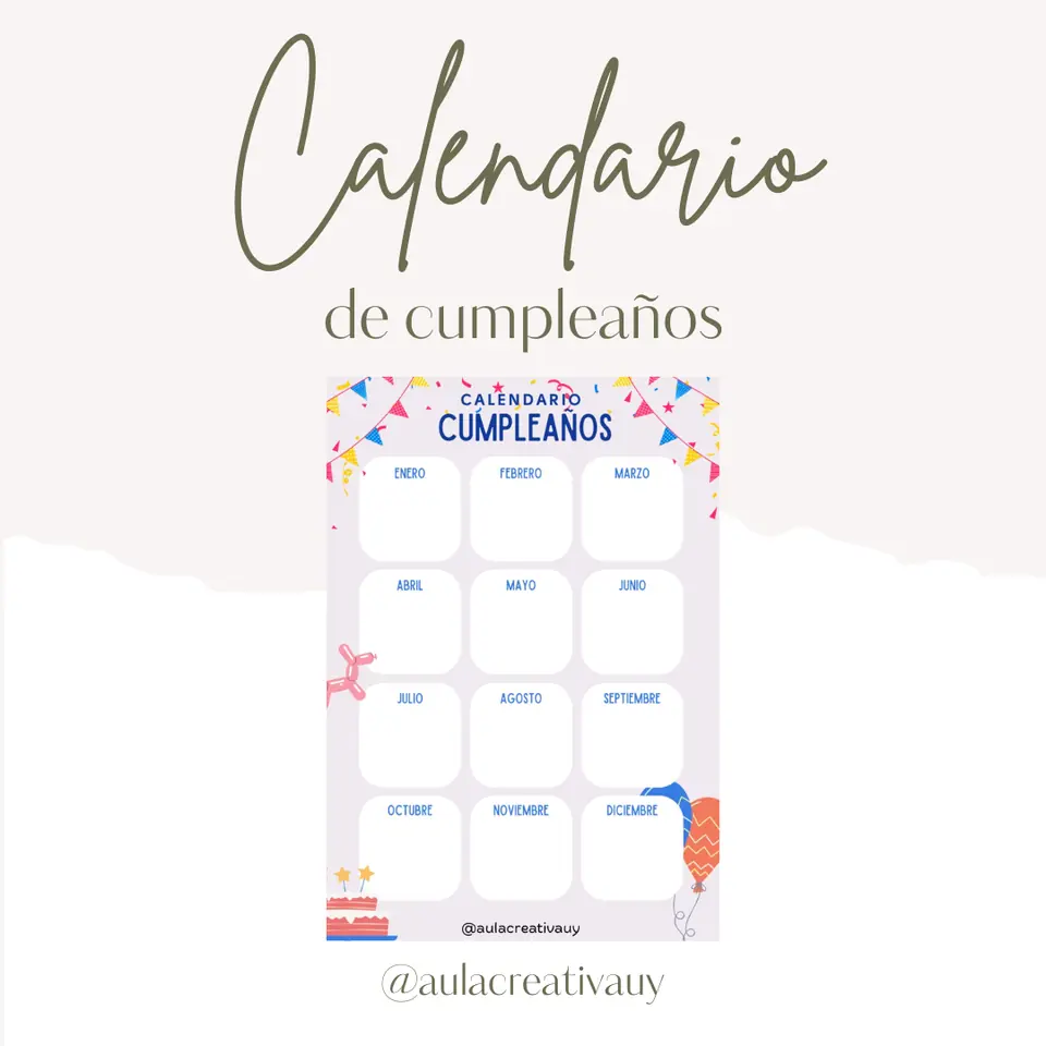 Calendario de cumpleaños