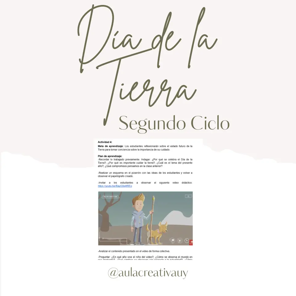 Día de la Tierra - Segundo Ciclo