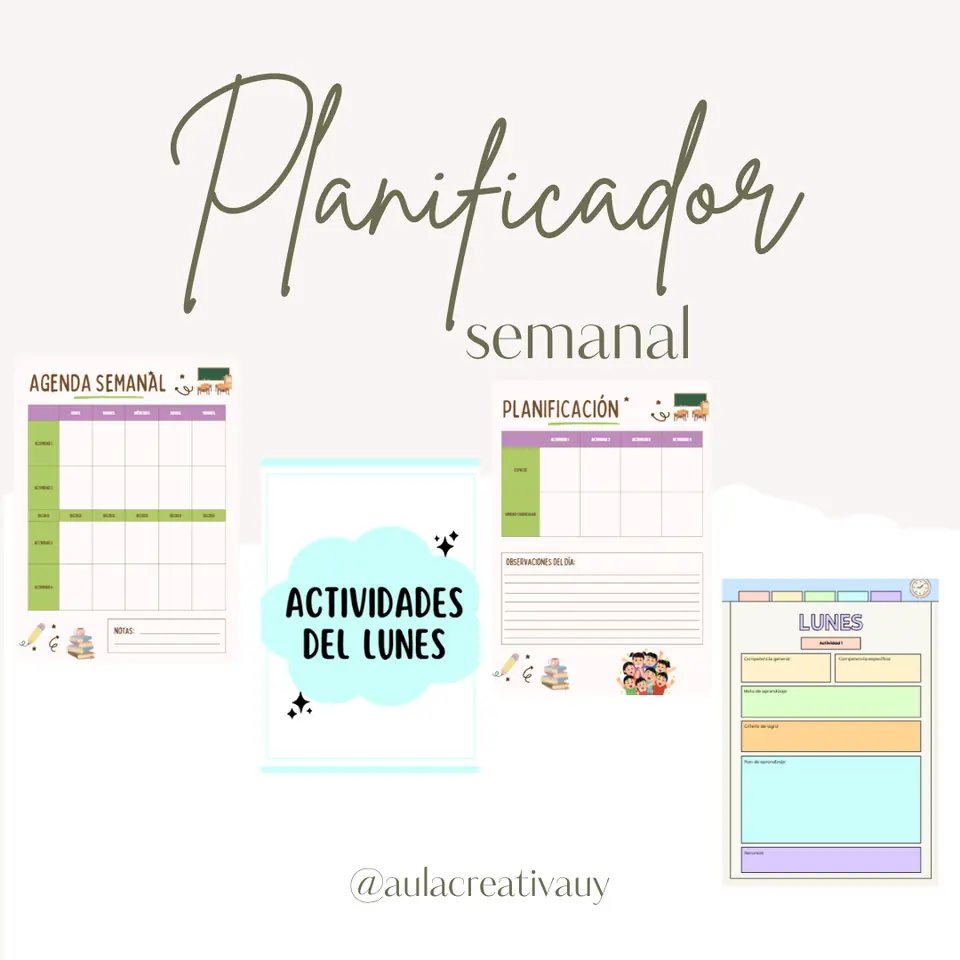 Planificador semanal y diario