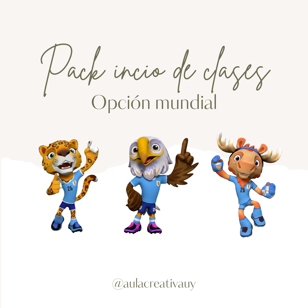 Pack inicio de clases - Opción Mundial 2026