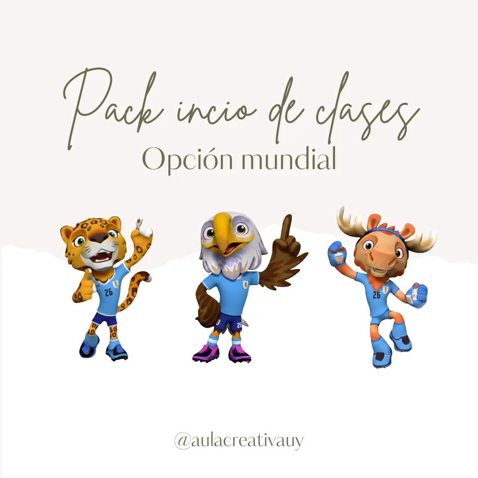 Pack inicio de clases - Opción Mundial 2026