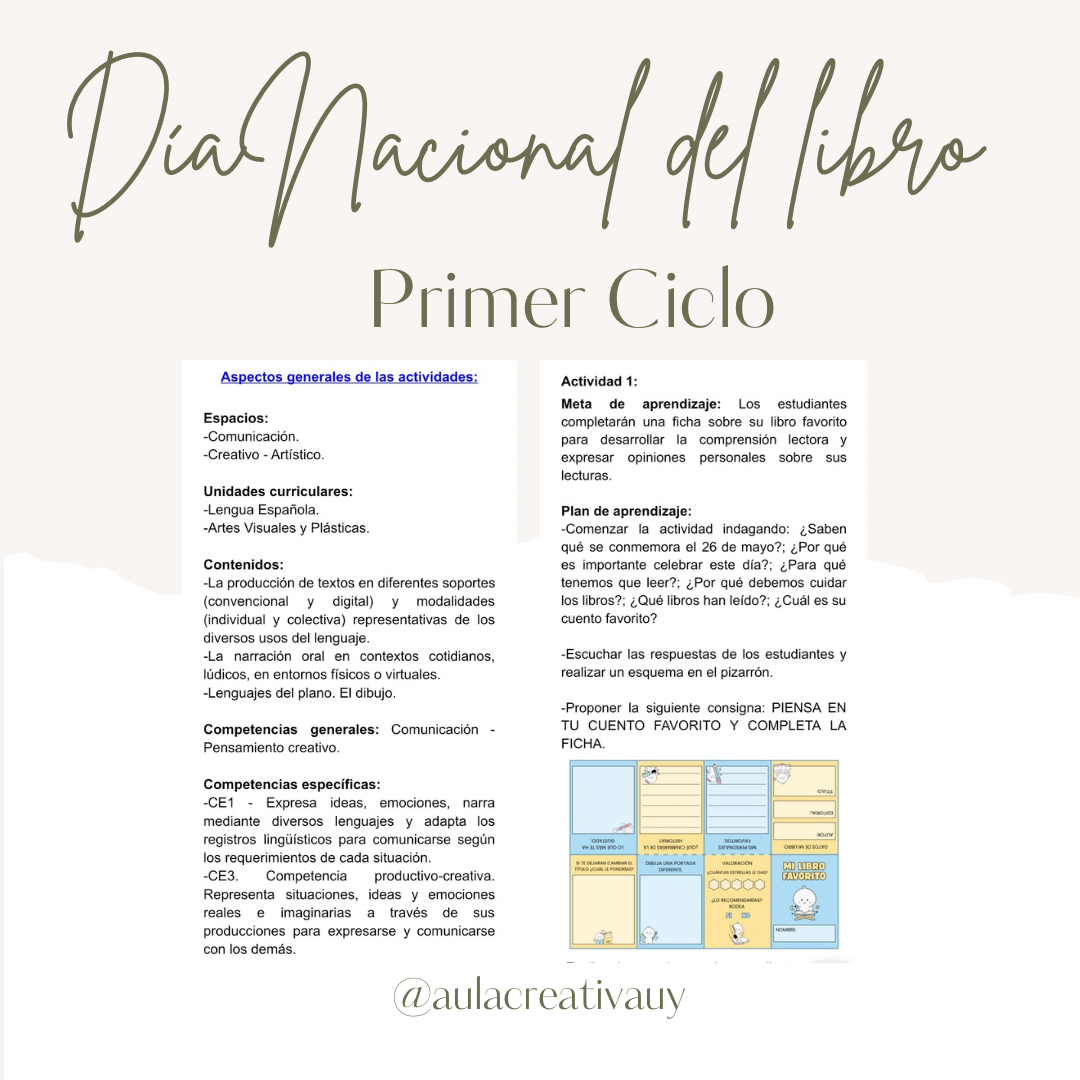 Día Nacional del Libro - Primer Ciclo