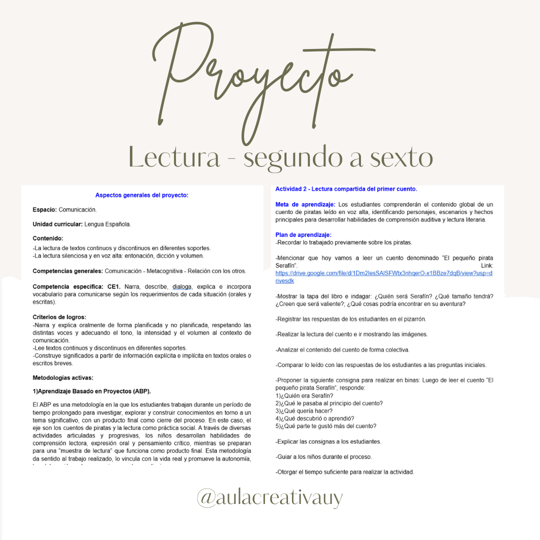 Proyecto - Lectura sobre piratas