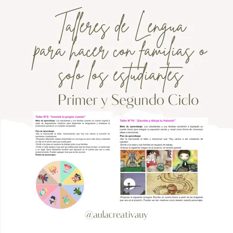 Talleres de Lengua - Primer y Segundo Ciclo