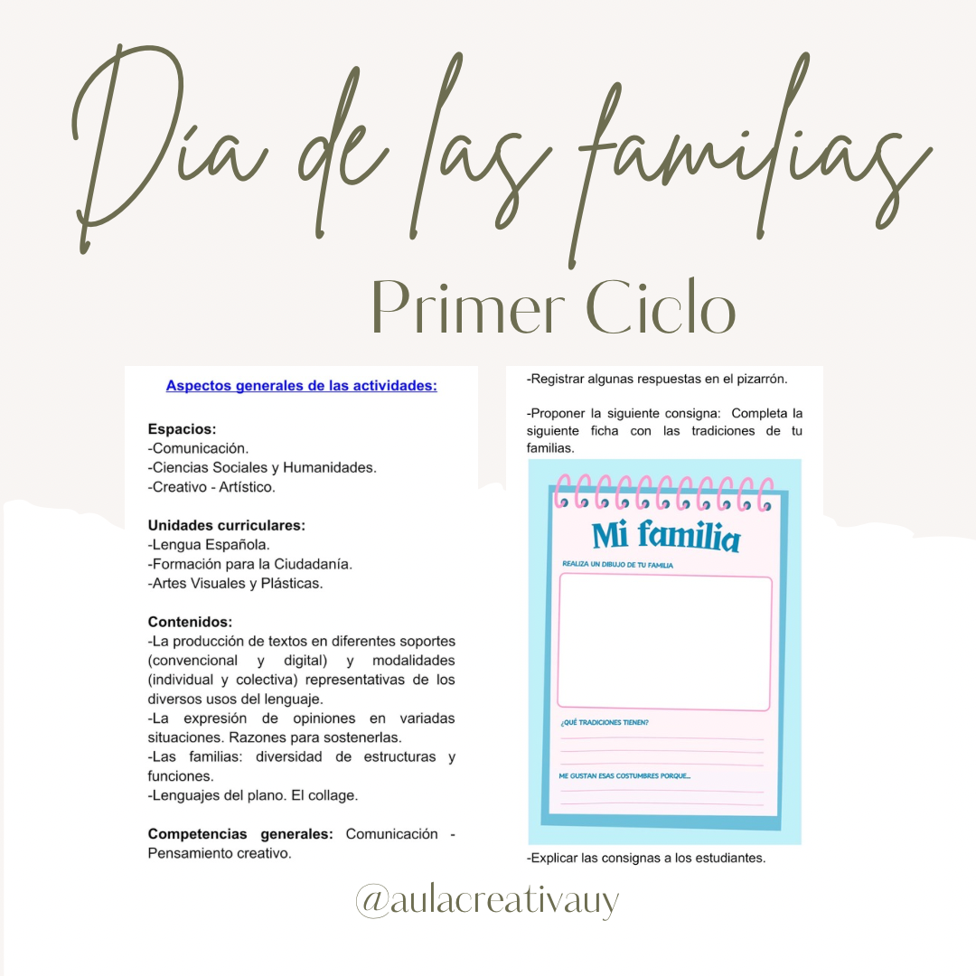 Día Internacional de las familias - Primer Ciclo